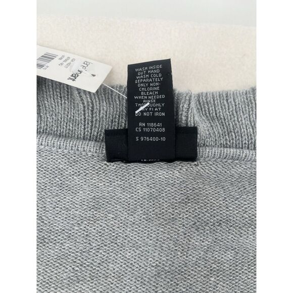 Lane Bryant Angora Blend Sweater Size 22/24 Gray Soft Ruffle VNeck New With Tags - Picture 5 of 10